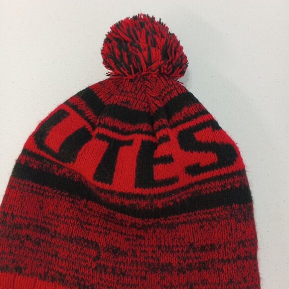 Captivating Headwear Cuff Beanie Hat Red University of Utah One Size - Picture 10 of 12